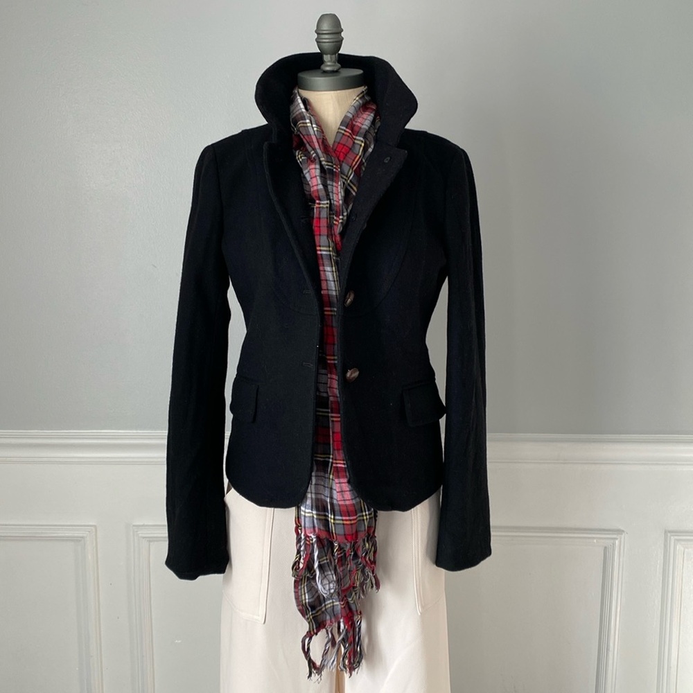 J. Crew Cotton Plaid Scarf